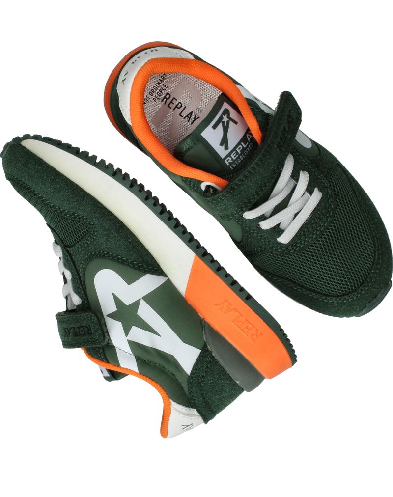 Replay Sneakers Groen Jongens