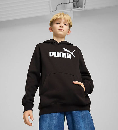 Puma Kapuzenpullover - Schwarz m. Weiß
