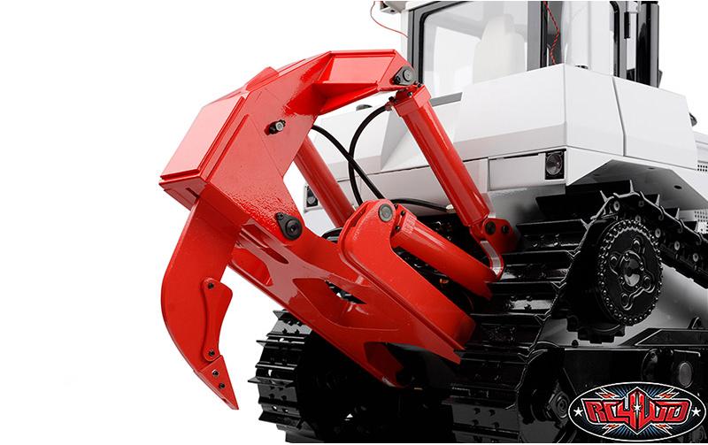 Bulldozer Earth Dozer DXR2 Hydraulisch Weiss, ARTR, 1:14<br>Voll funktionsfähiger Bulldozer im Massstab 1:14 mit Hydraulik