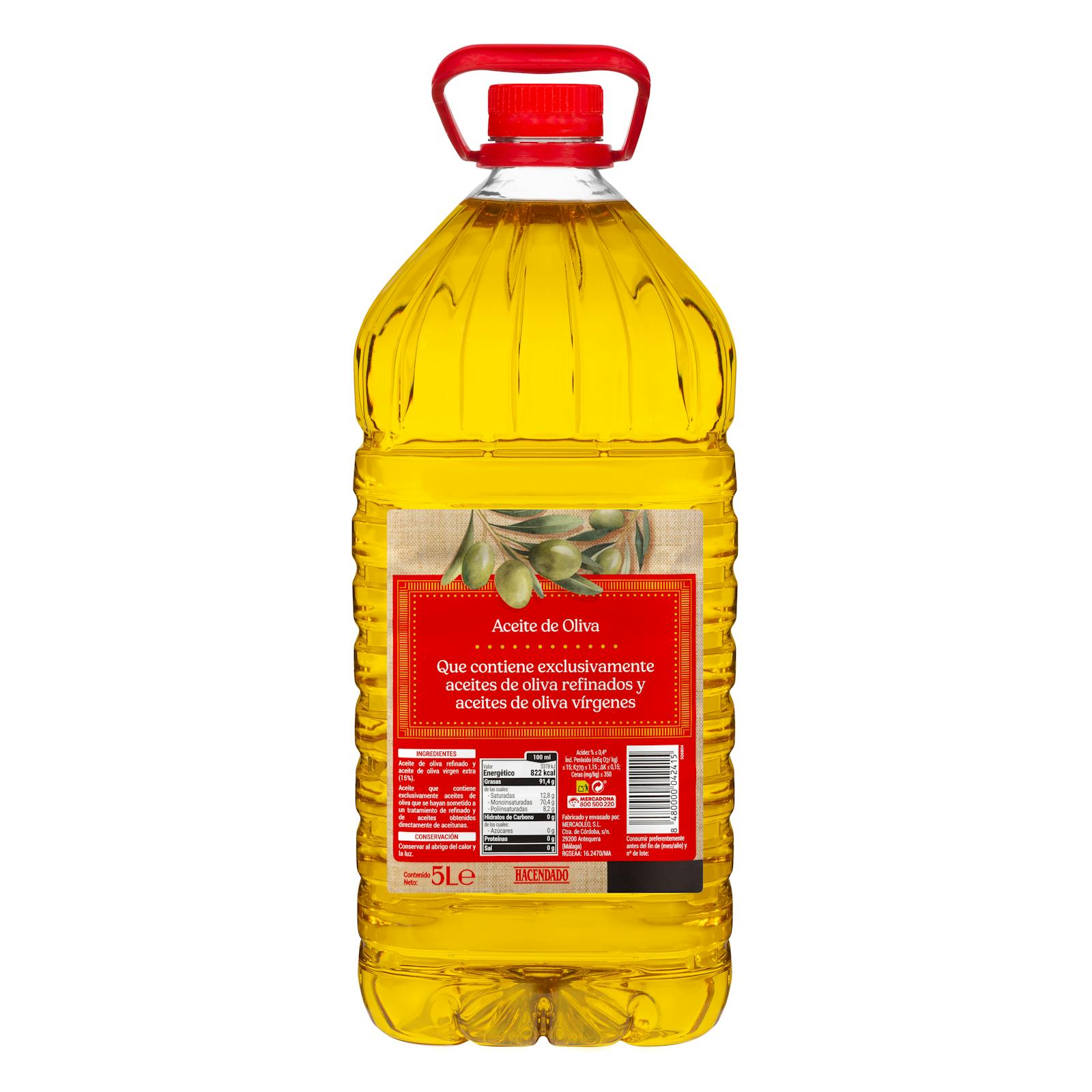 Huile d'olive Hacendado 0,4º