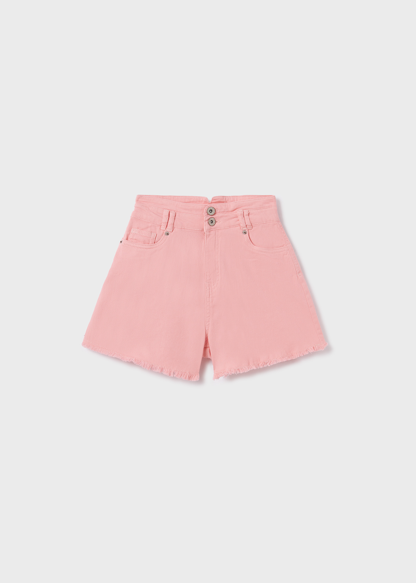 Calções de algodão de cintura alta para meninas