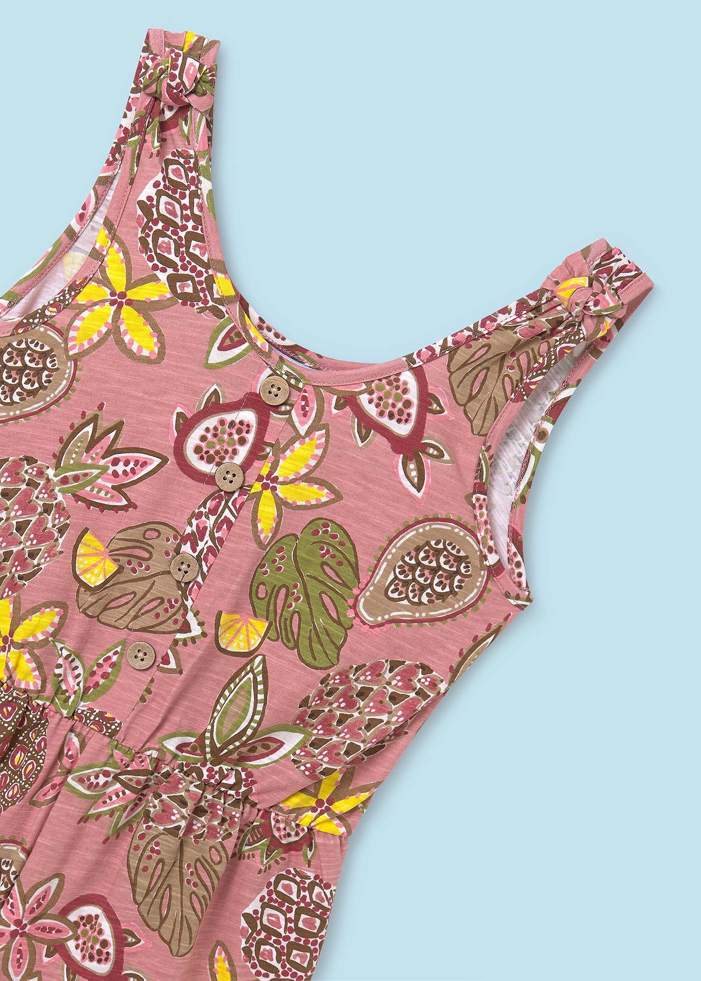 Macacão estampado Better Cotton para meninas
