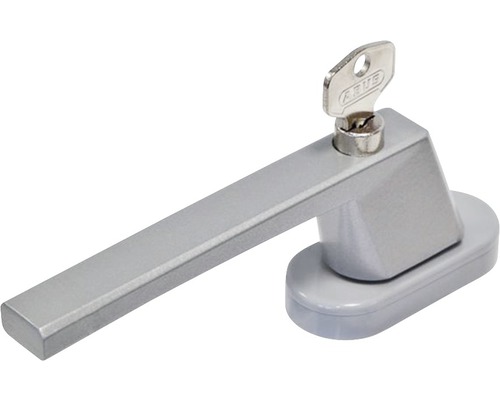 Abus raamkruk FG110 zilver afsluitbaar