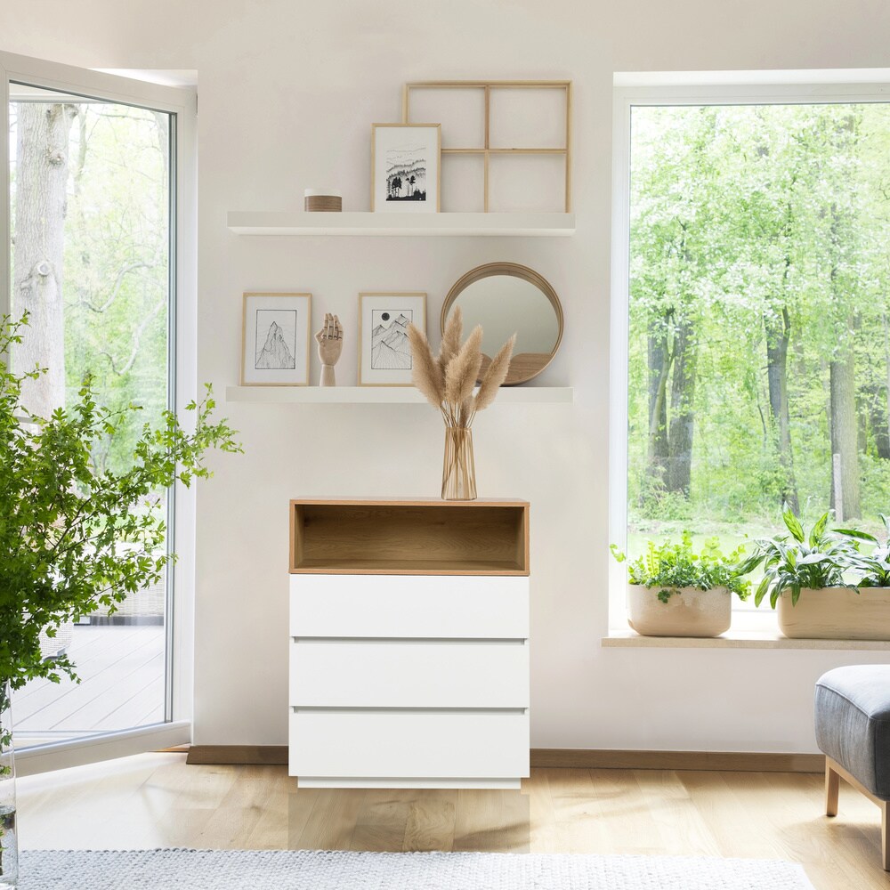 Kommode MELMO K Melaminharzbeschichtete Spanplatte hjh LIVING