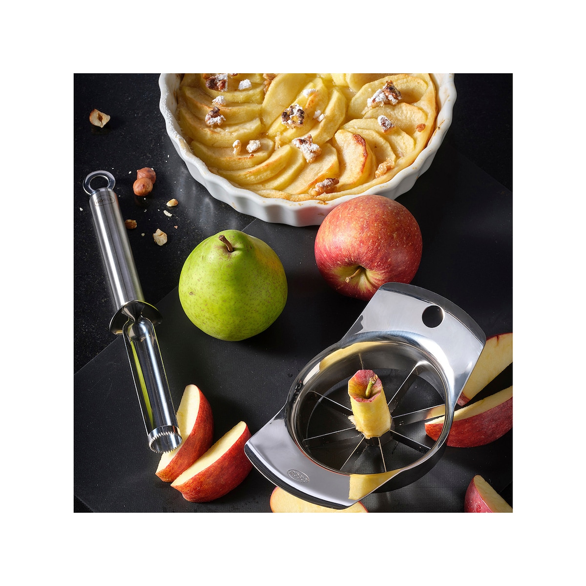 Rösle Apple core kitchen knife Dia 2 x 22.5 cm Steel