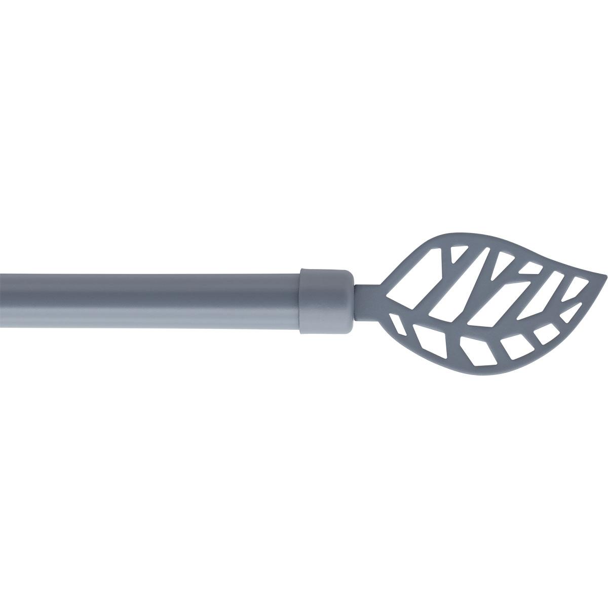 KIT EXT 210 380CM D.19MM EMBOUT FONTAINEBLEAU GRIS FONCE