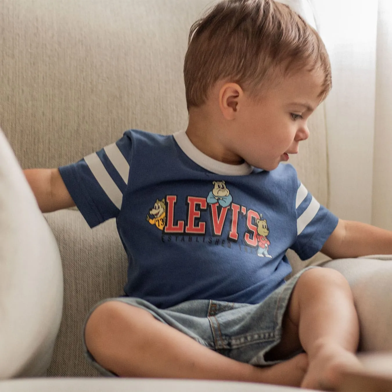 Levi's Ensemble Denim Mascot 2-4T