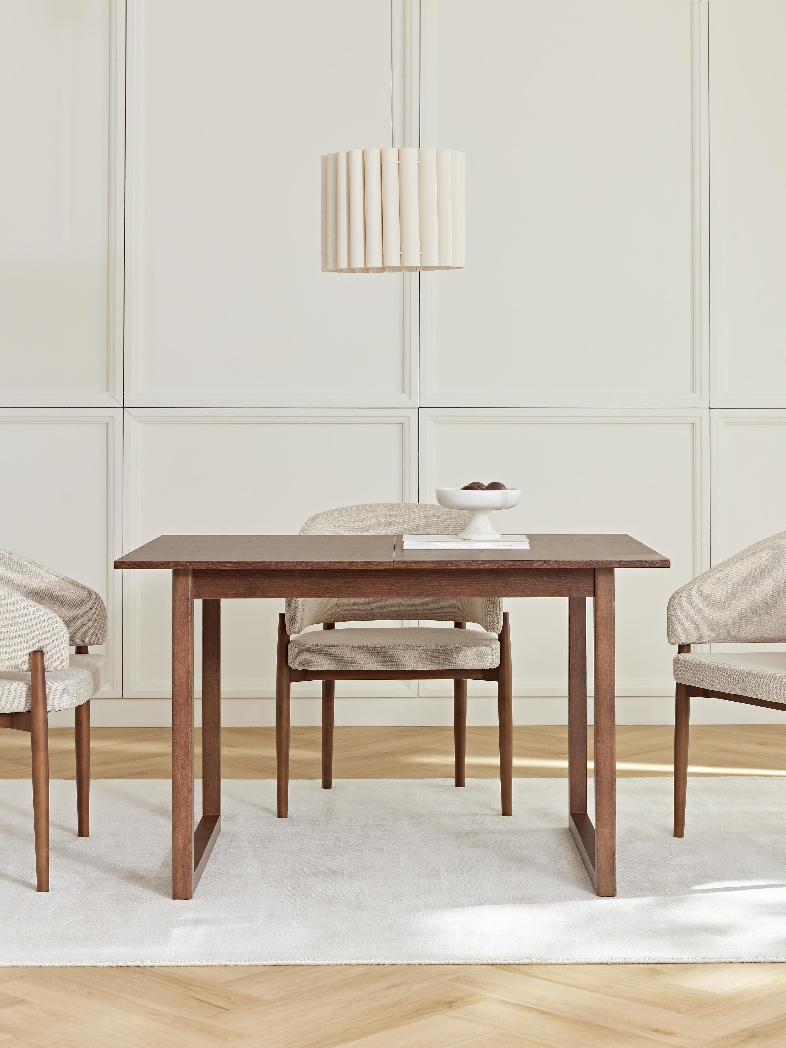 Uitschuifbare eettafel Calla, in verschillende formaten