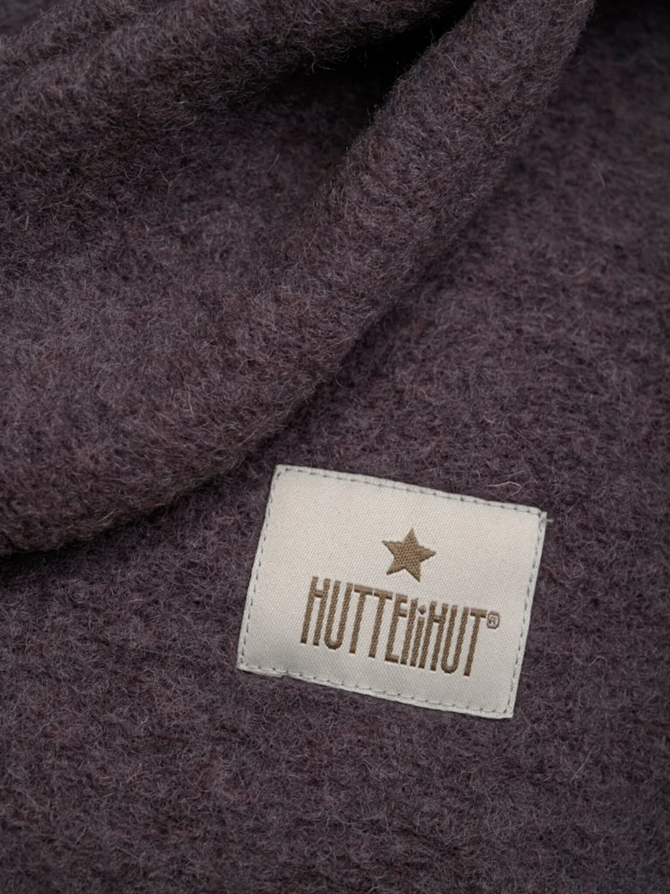 Huttelihut Balaclava Ears Wool raisin
