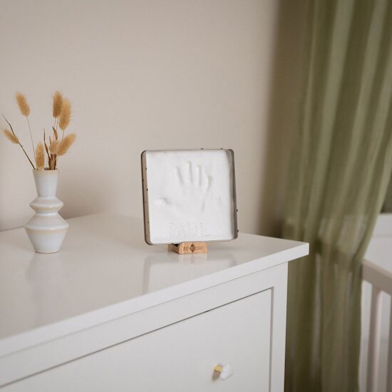 Cadre baby box carrée   Jolis cœurs        de               Petit Artichaut