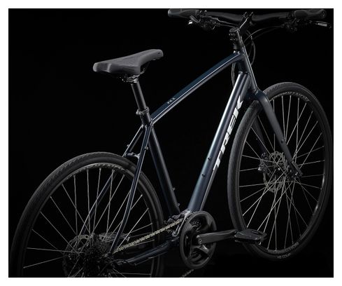 Vélo Fitness Trek FX 2 Disc Shimano Acera/Altus 9V 700 mm Bleu Nautical Navy