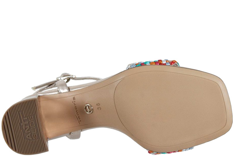TAMARIS SANDAL I METALLIC PU