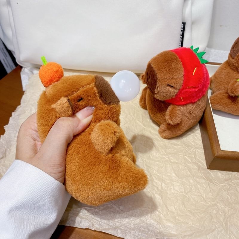 CraftmadeDIY - Capybara Pluche Tashanger Sleutelhanger