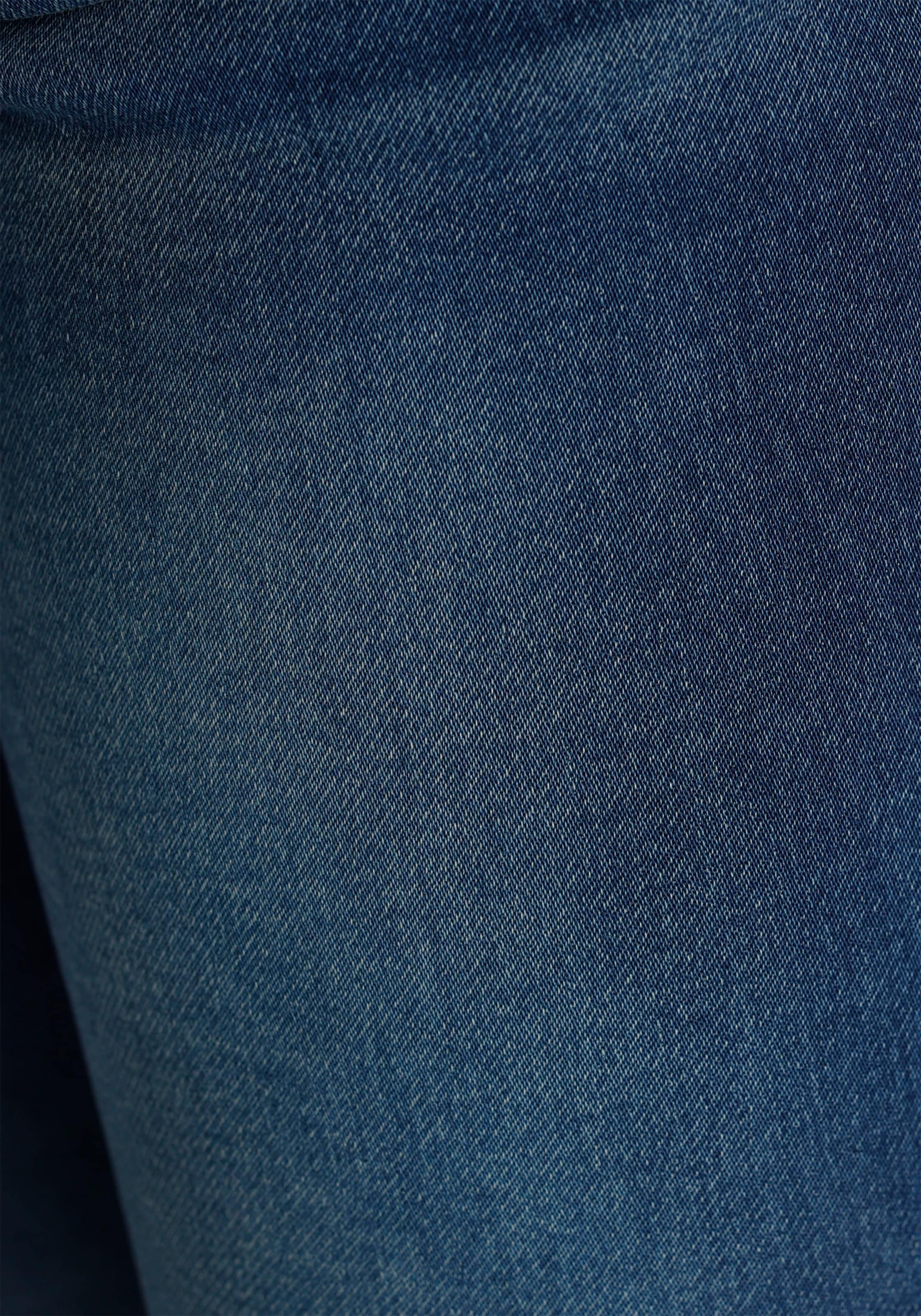 Neun Monate Umstandsjeans »Stretch-Jeans für Schwangerschaft und Stillzeit«, Umstandsjeans mit hoher Leibhöhe,  ohne Gürtelschlaufen,  Waschung