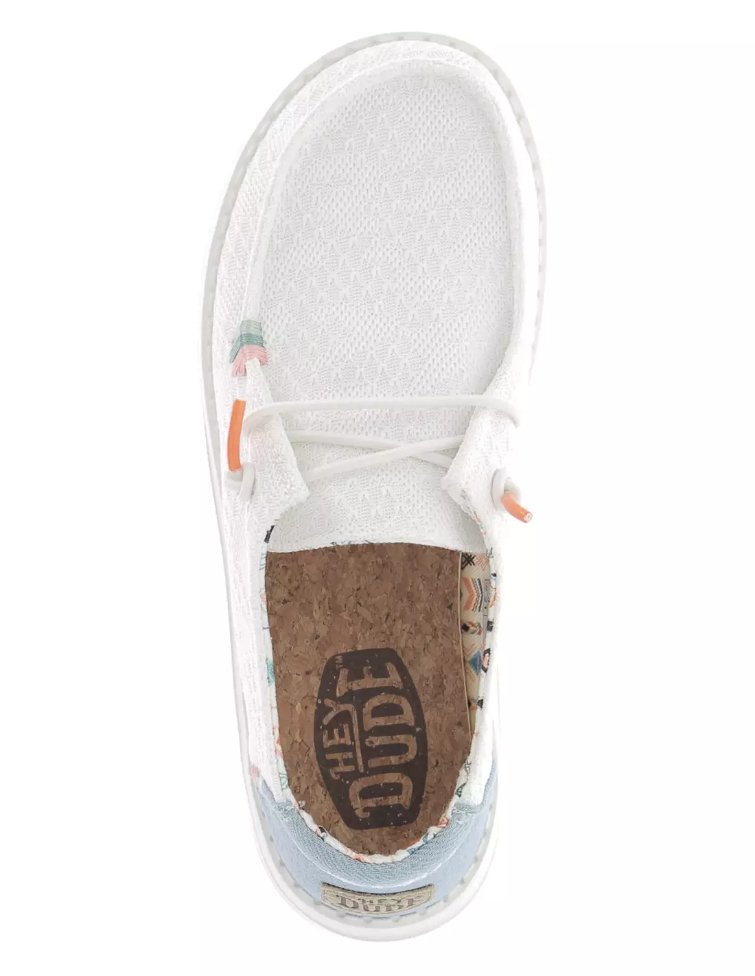DUDE WENDY BOHO - Mocassins & bateaux 1KFWhiteCrochet
