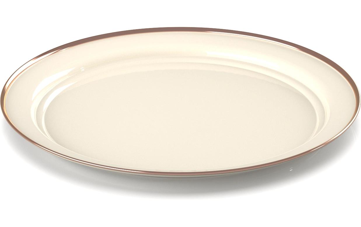 Mesa Plate BeigeEmaillierte Teller