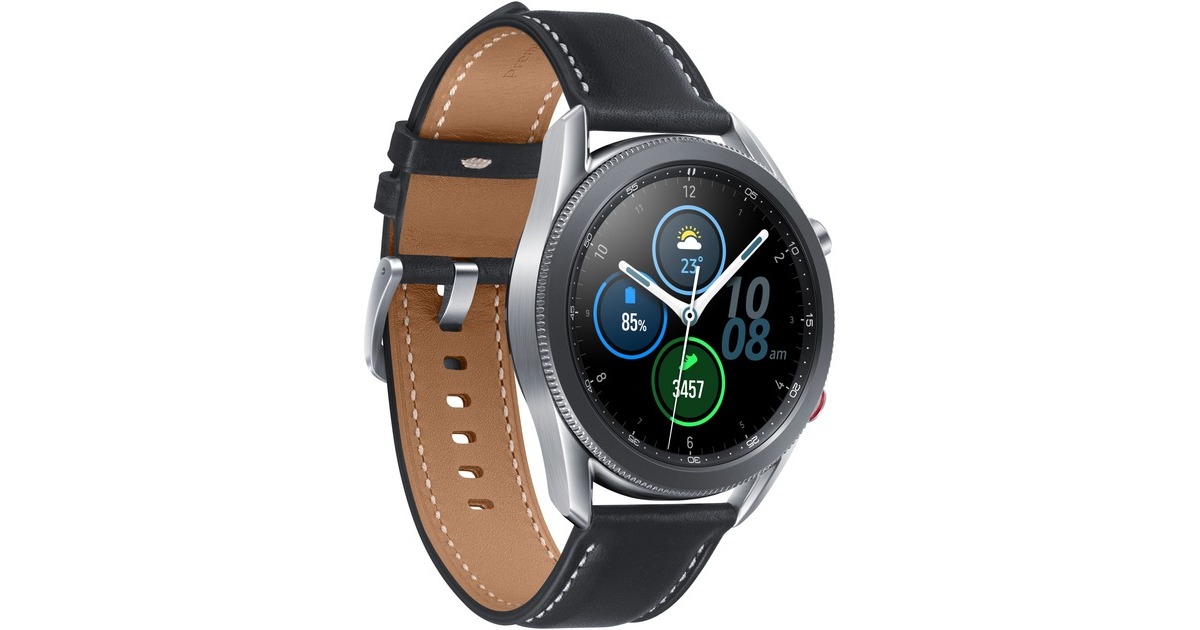 SAMSUNGGalaxy Watch3 smartwatch  (Zilver, BT, 45mm, 8 GB)