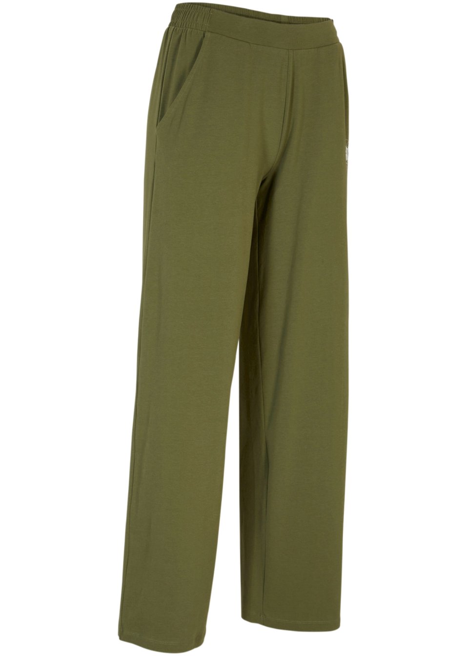 Pantalon fluide avec taille confortable, jambes larges