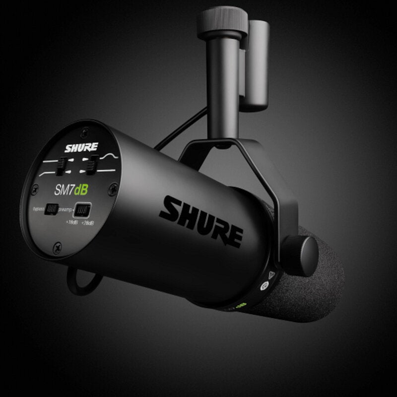 Shure SM7dB dynamische studiomicrofoon met ingebouwde preamp