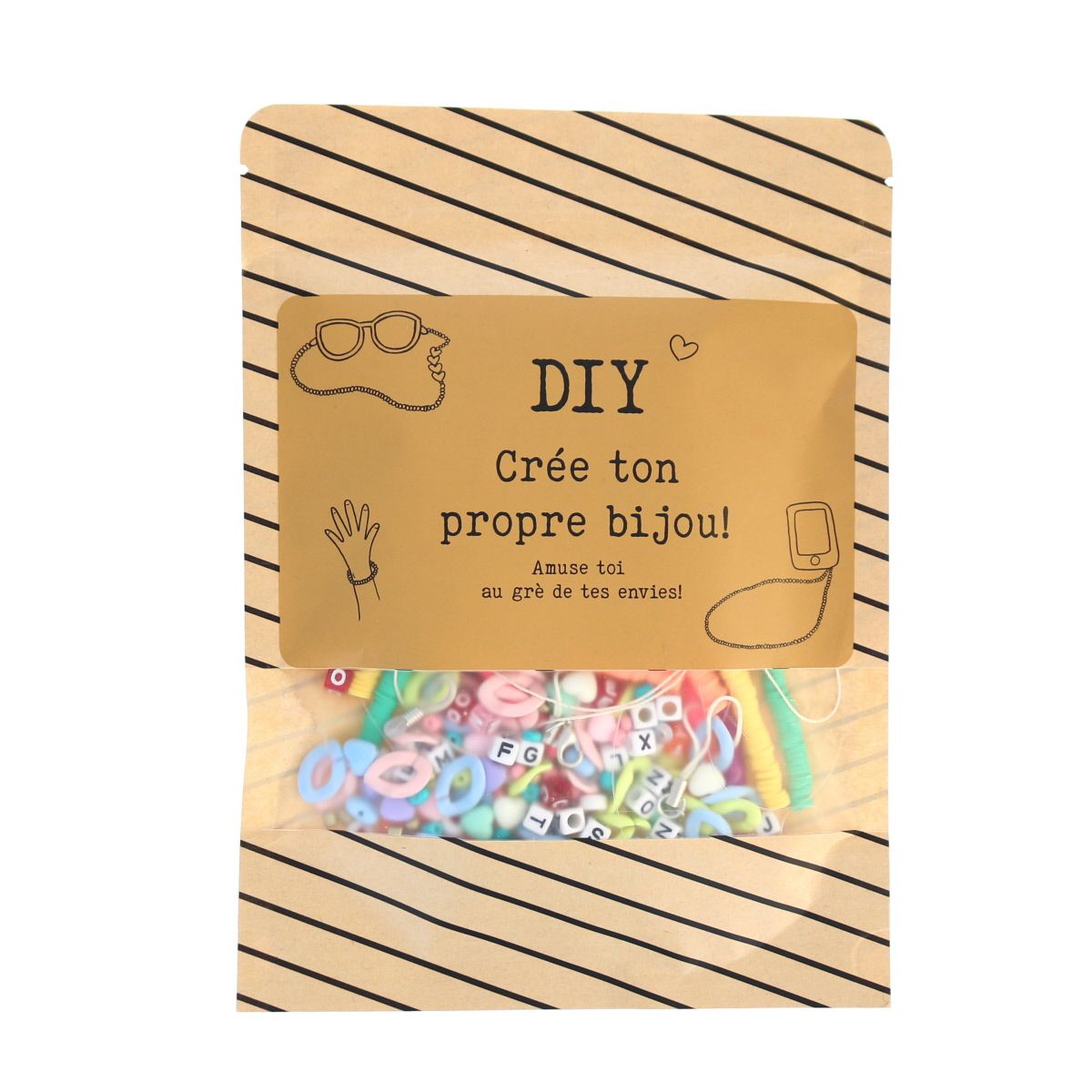 Kit bijoux en perles Do It Yourself Roodoudou