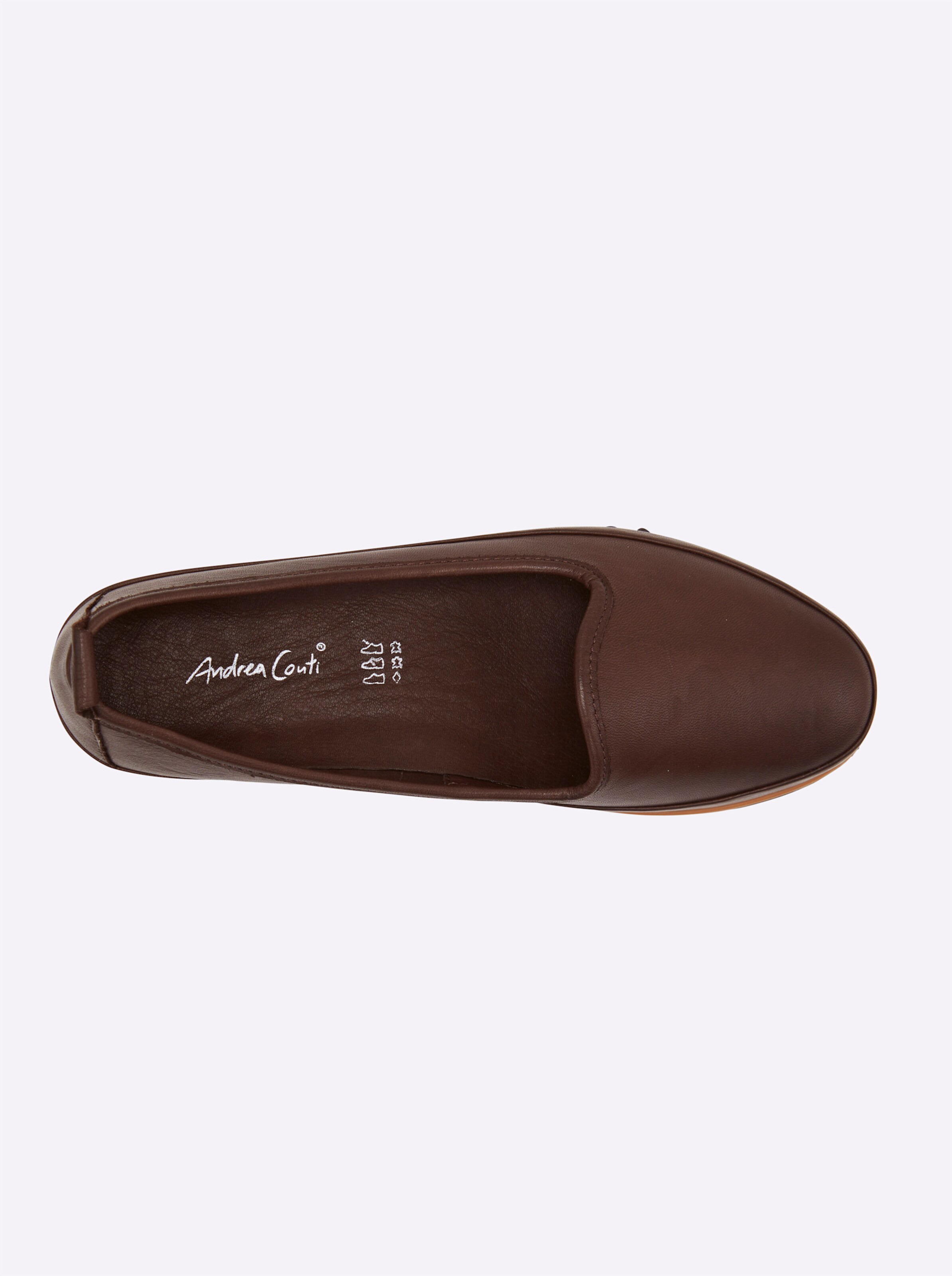 heine Slipper in dunkelbraun