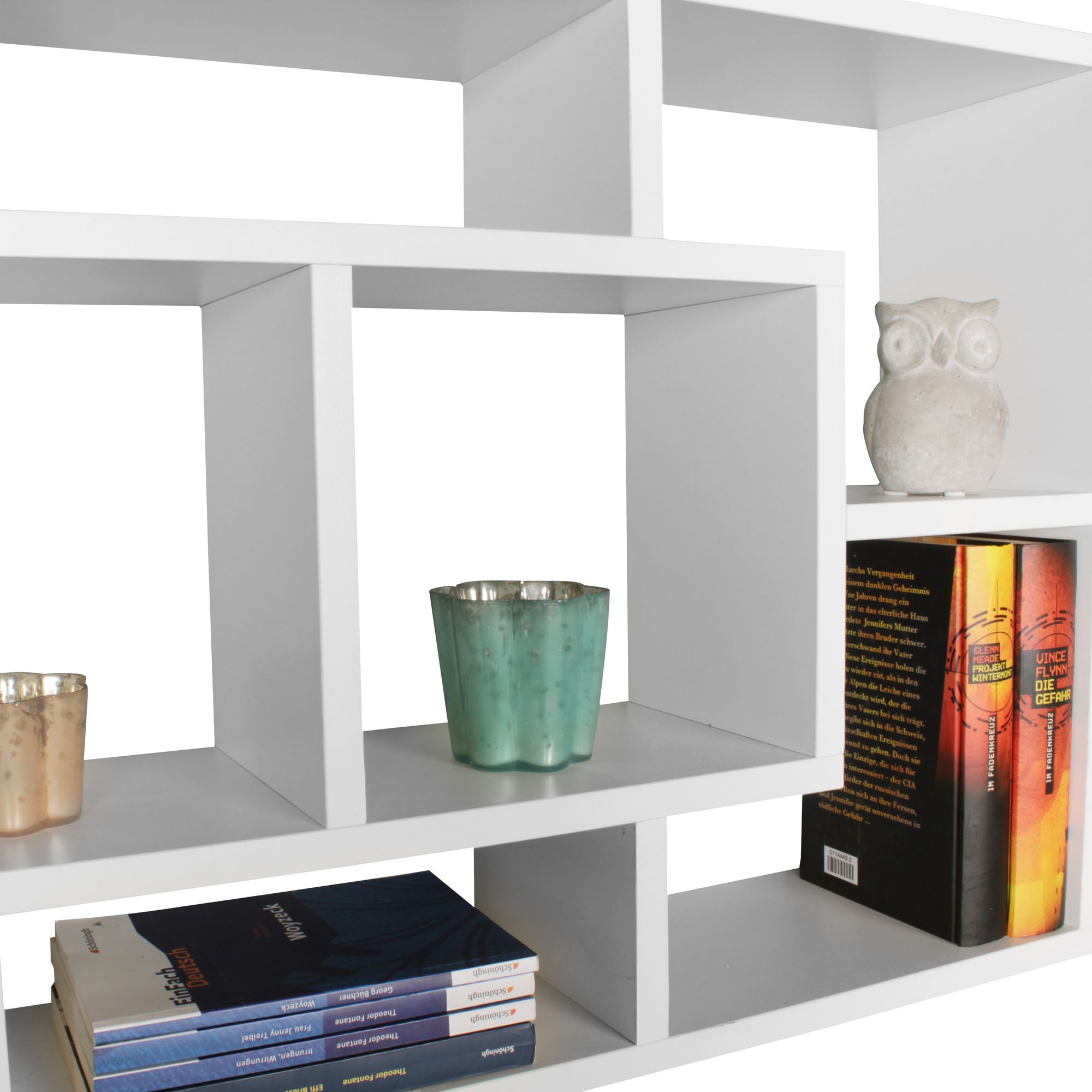 KADIMA DESIGN Wandregal RUR: Modernes Design, MDF, 85x47.5x16 cm, melaminharzbeschichtet