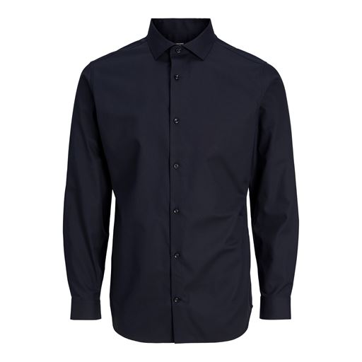 Jack&Jones Langærmet Skjorte, Black, L