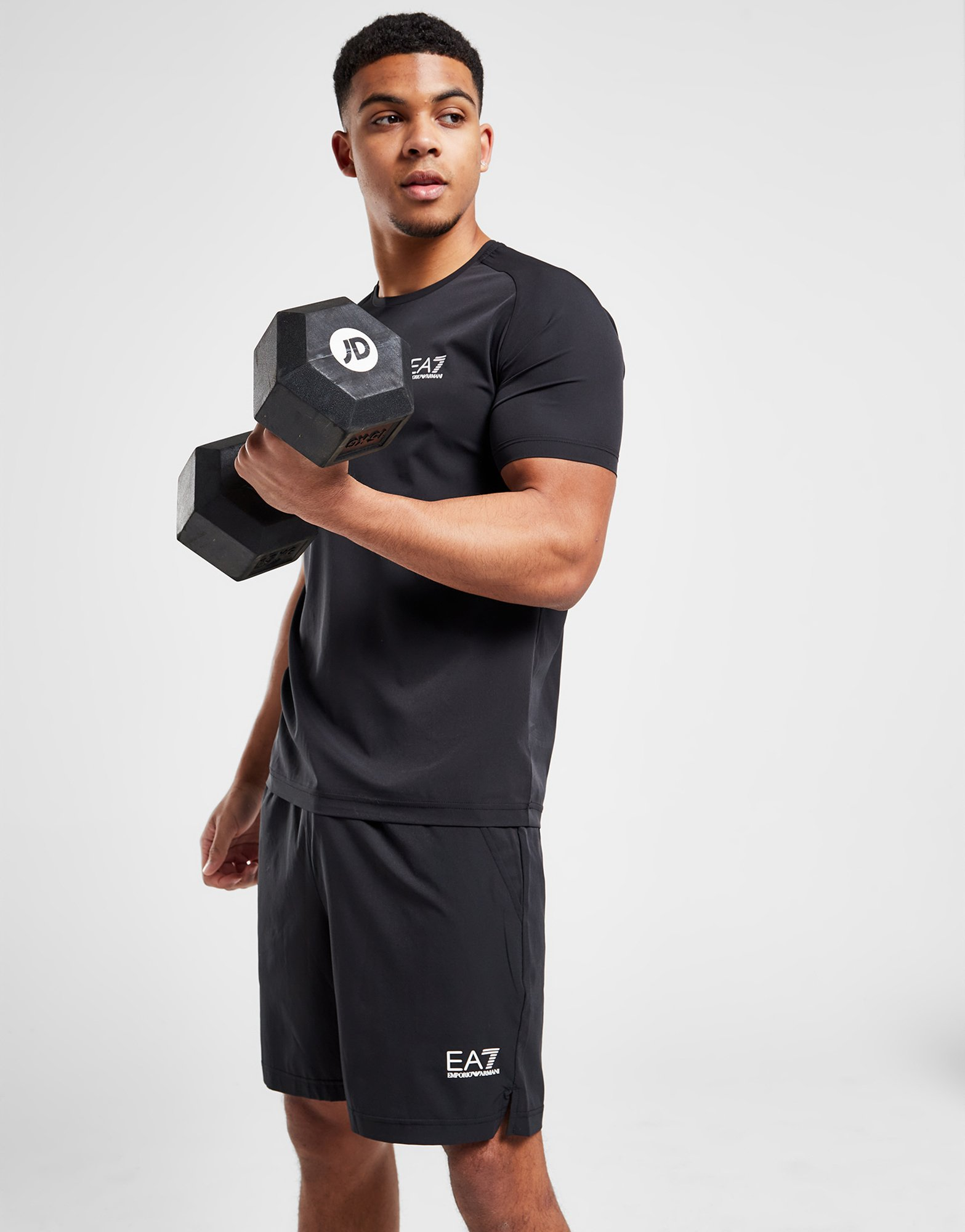 Emporio Armani EA7 Ensemble T-shirt/Short Imprimé Homme