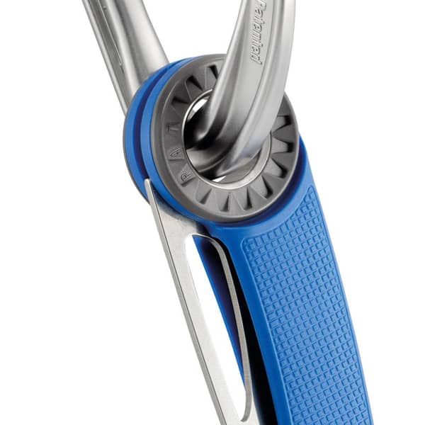 Couteau escalade PETZL SPATHA BLEU
