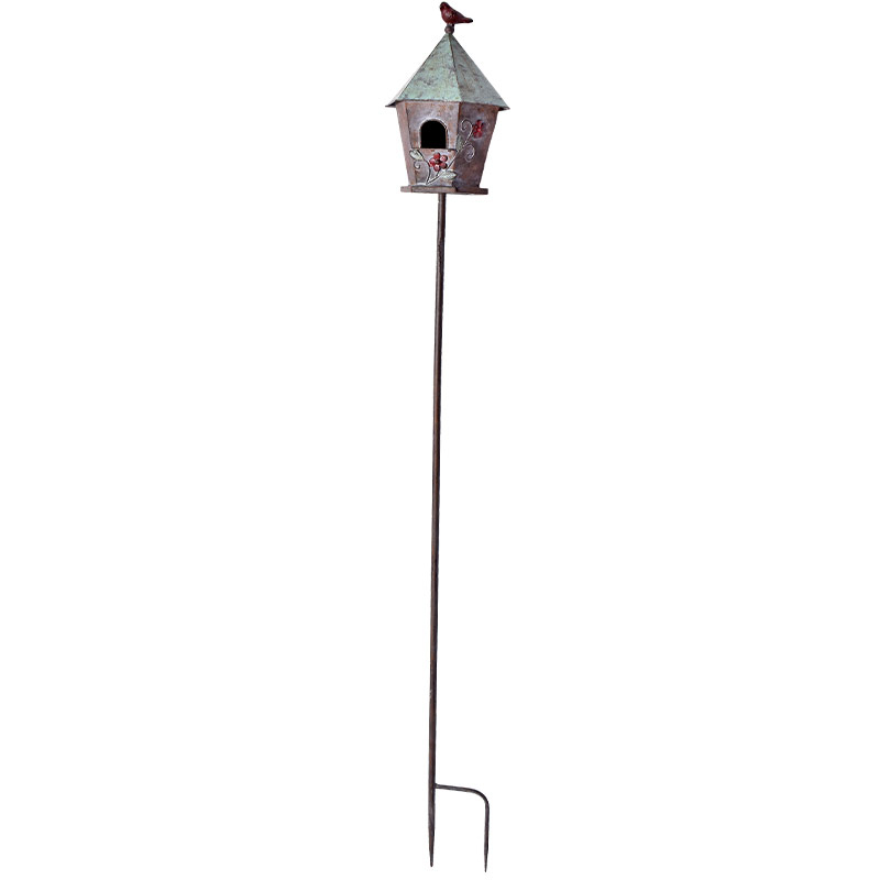 Tuteur nichoir oiseaux 22x150cm