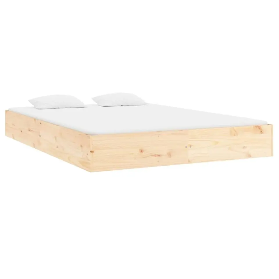 vidaXL - Bed frame zonder matras - Massief hout - 120x200 cm