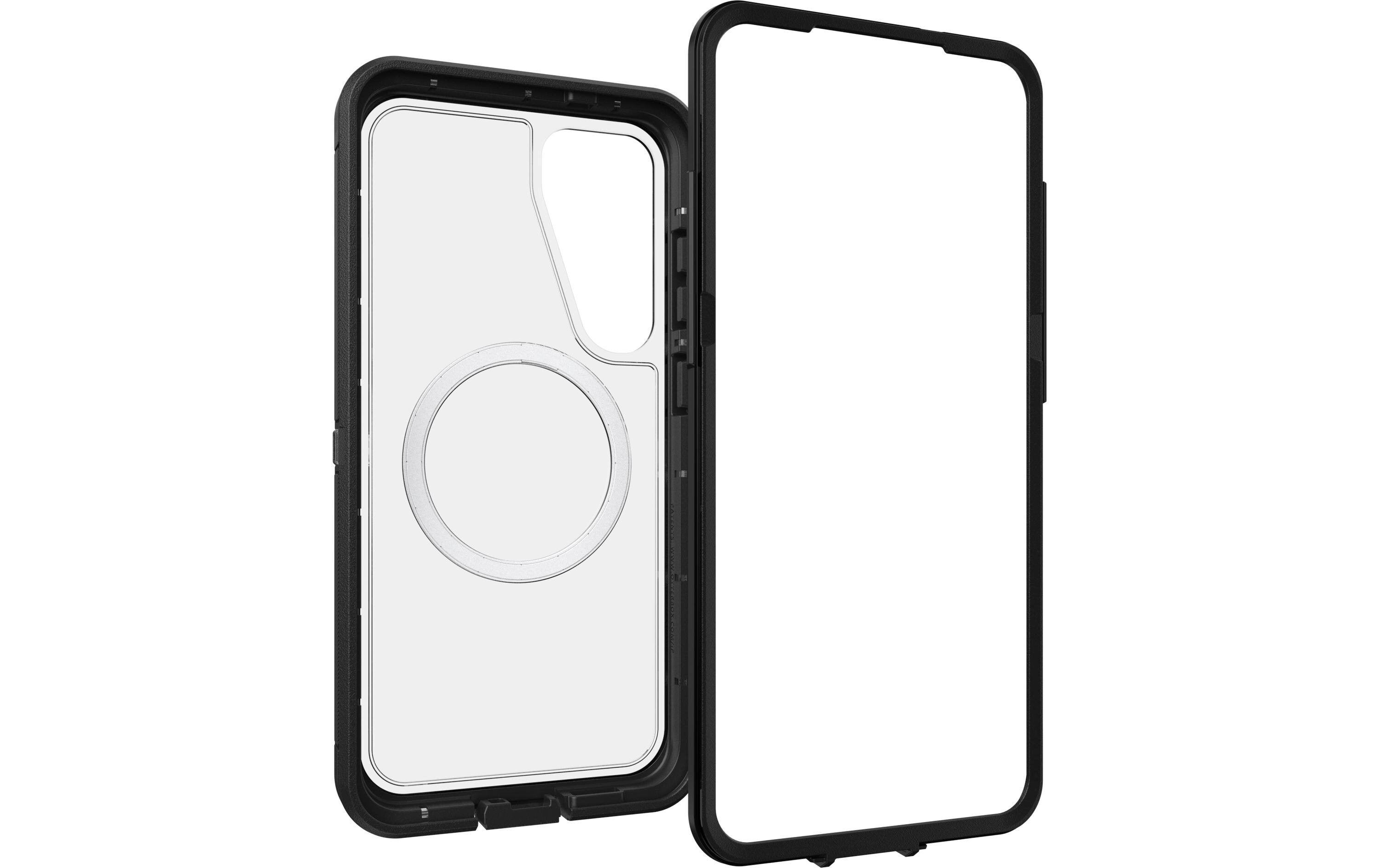 Back Cover Defender XT Galaxy S25+ Transparent SchwarzSchutzhülle für das Samsung Galaxy S25+ mit MagSafe Lademöglichkeit
