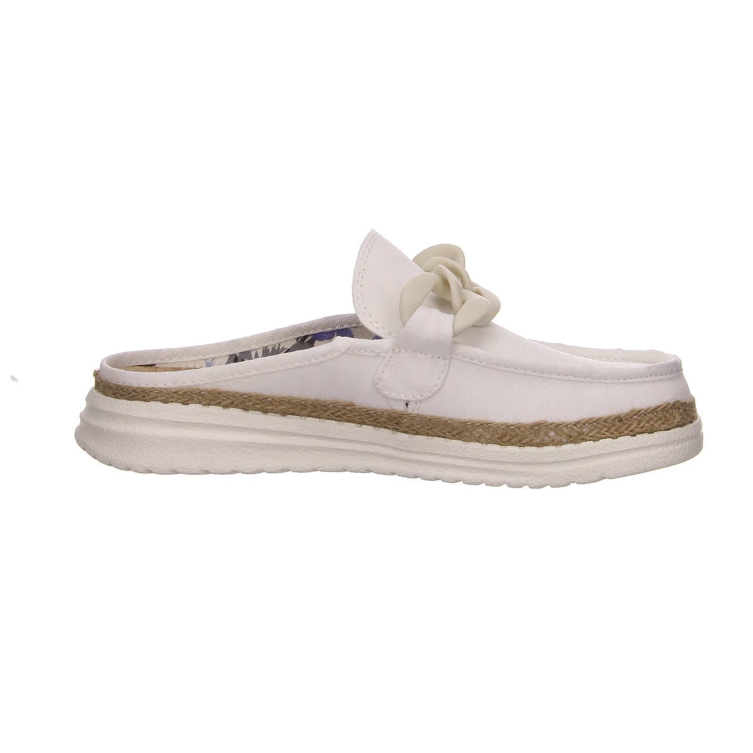 Fusion Pantolette weiß weiss/weiss kombi