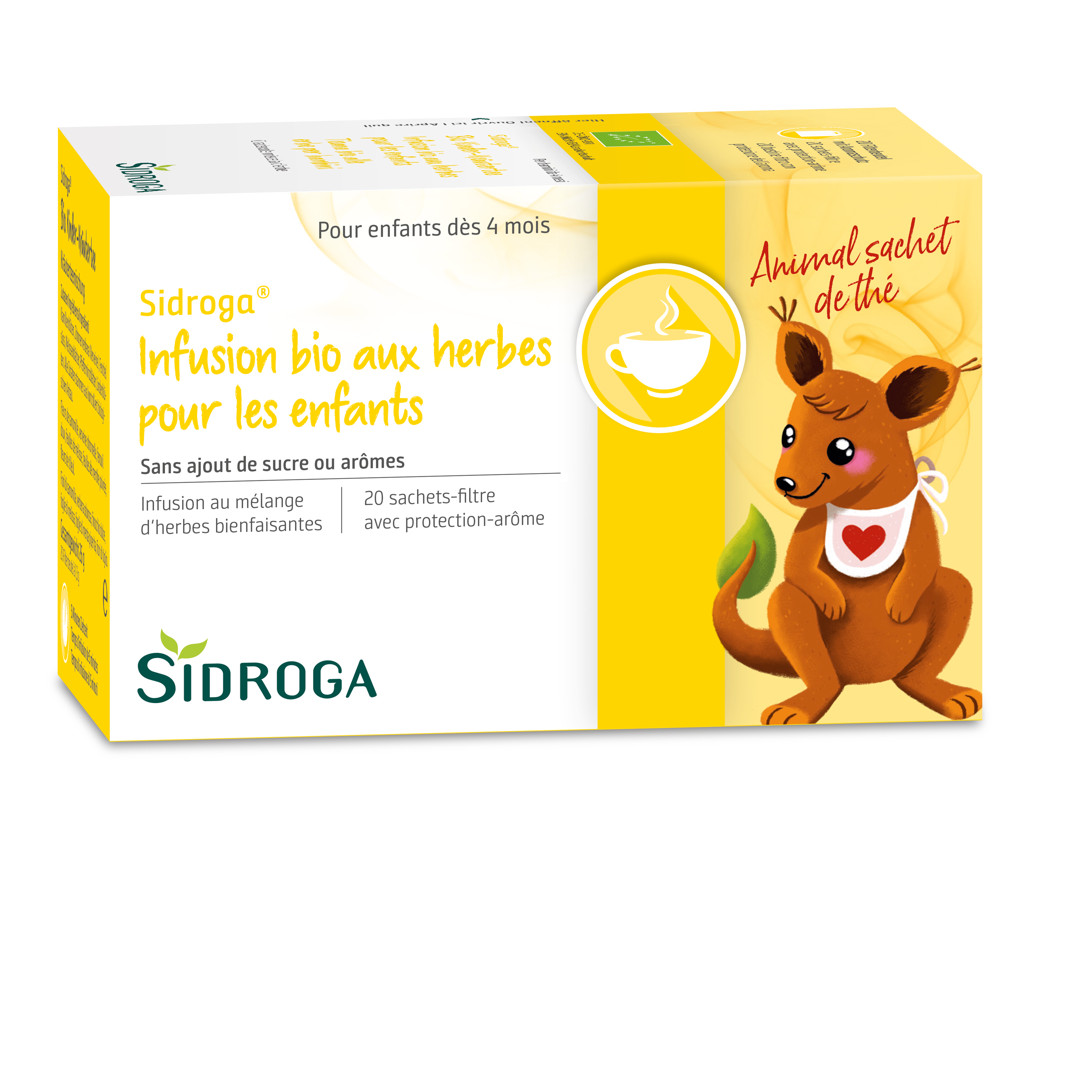 Sidroga Bio Kinder Kräutertee<br>20 Stück, TEES, enfant