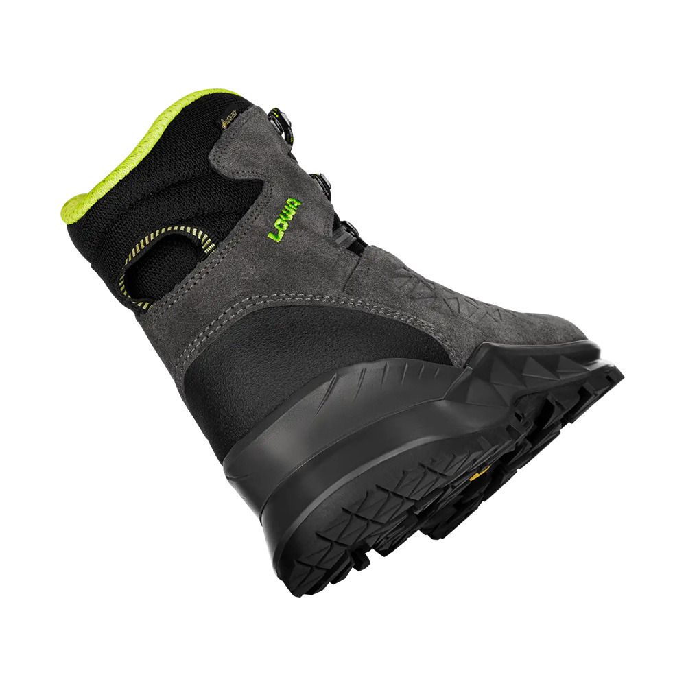 Lowa EXPLORER II GTX MID - Chaussures randonné Homme anthracite/lime