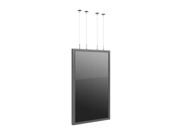 Multibrackets M Pro Series - Indelukke - for digitalt skiltepanel - ledning, medium - stål - sort - skærmstørrelse: 75