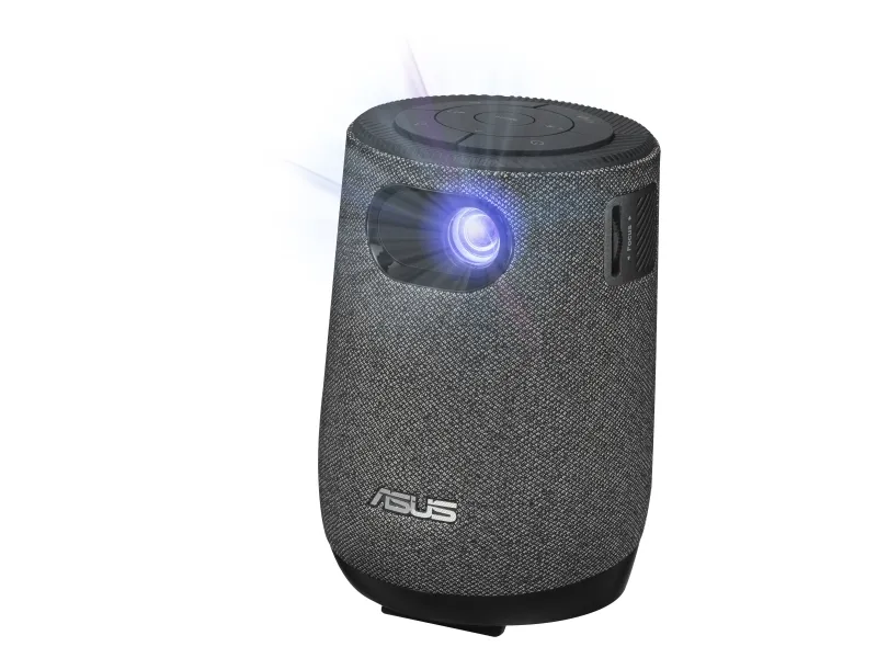 ASUS ZenBeam Latte L1 - DLP-projektor - LED - 300 lumen - 1280 x 720 - 16:9 - 720p - kort kast fikseret objektiv - Wi-Fi / Bluetooth - grå, sort