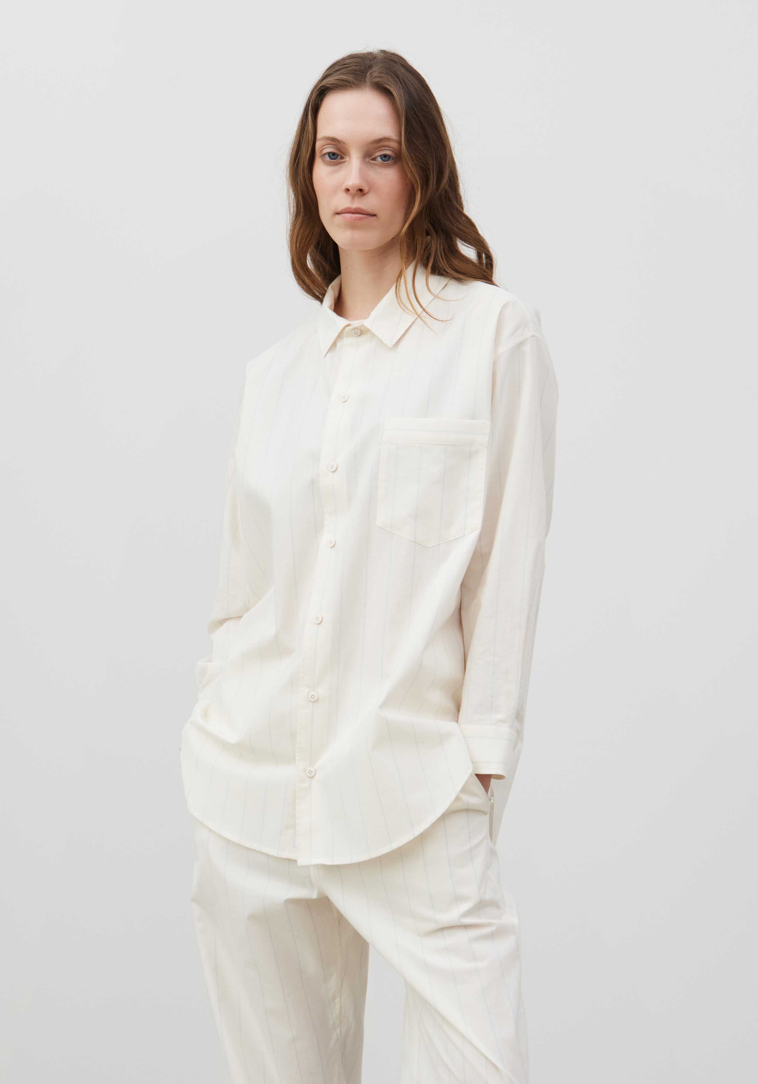 Lavie Hemd Yoko Striped Undyed/Sky