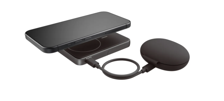 (20W) 5000mAh Dual USB C Powerbank Power Delivery Ladegerät   Kickstand (2PBM5000SG) - Storm Grey