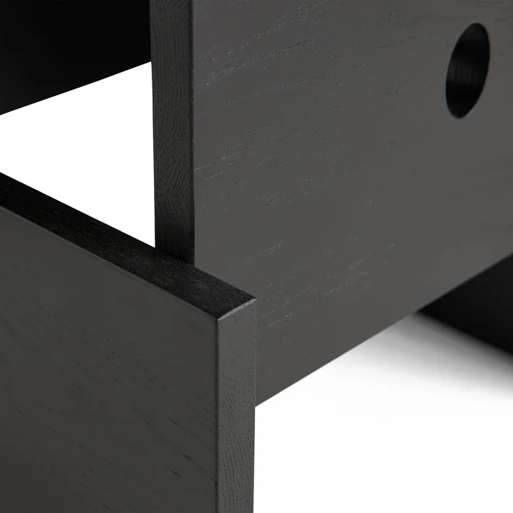 HAY - Wood Box Couchtisch, schwarz