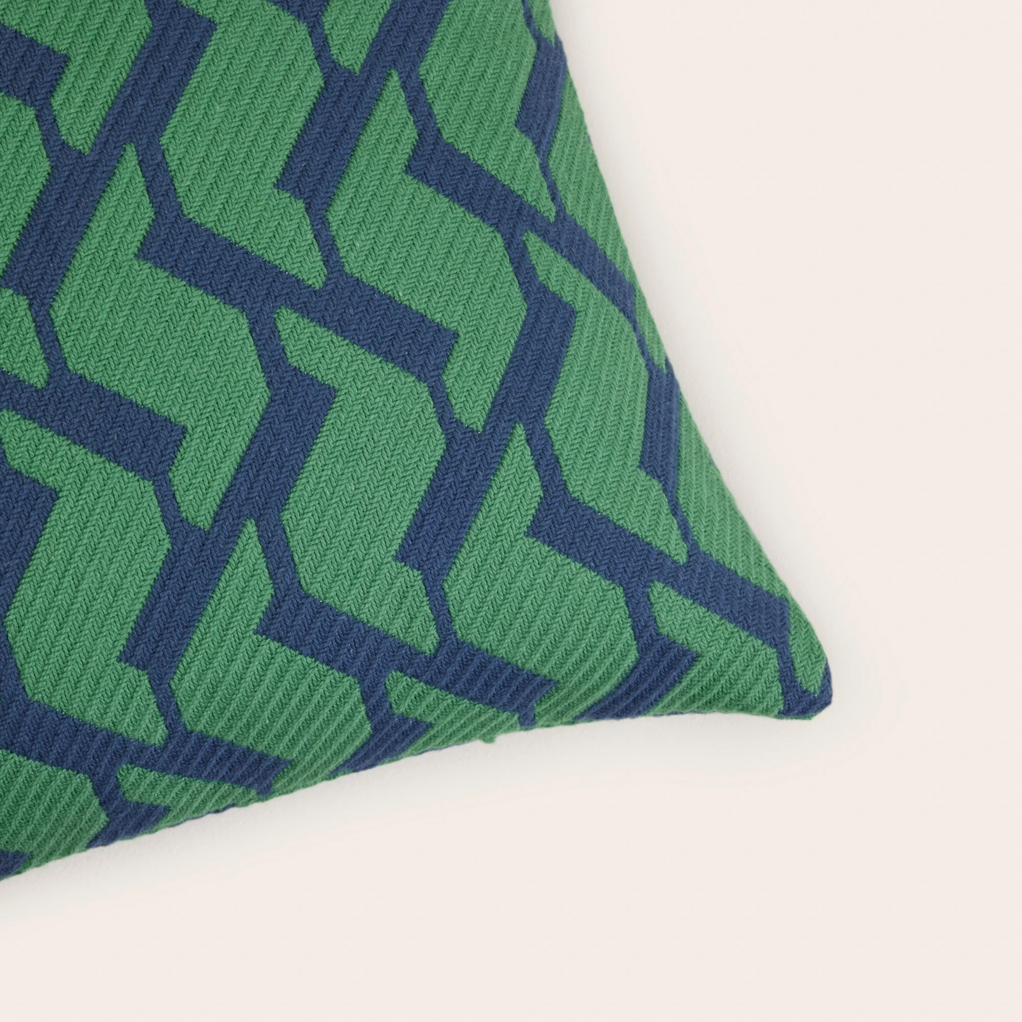 RAFFY - Housse de coussin | Vert