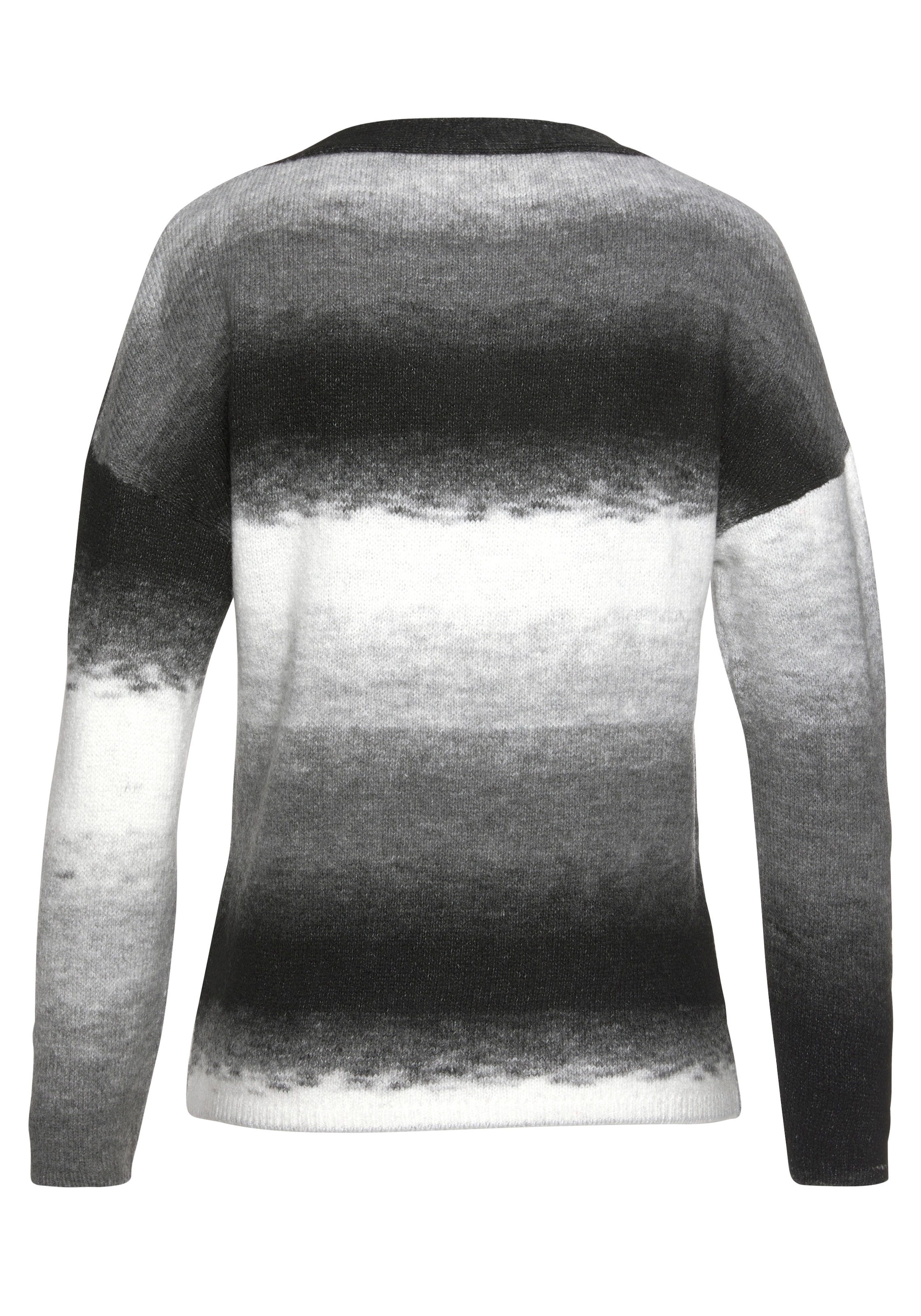 Vivance Strickpullover , aus Farbverlaufgarn, U-Boot Ausschnitt, kuscheliger Strickpullover