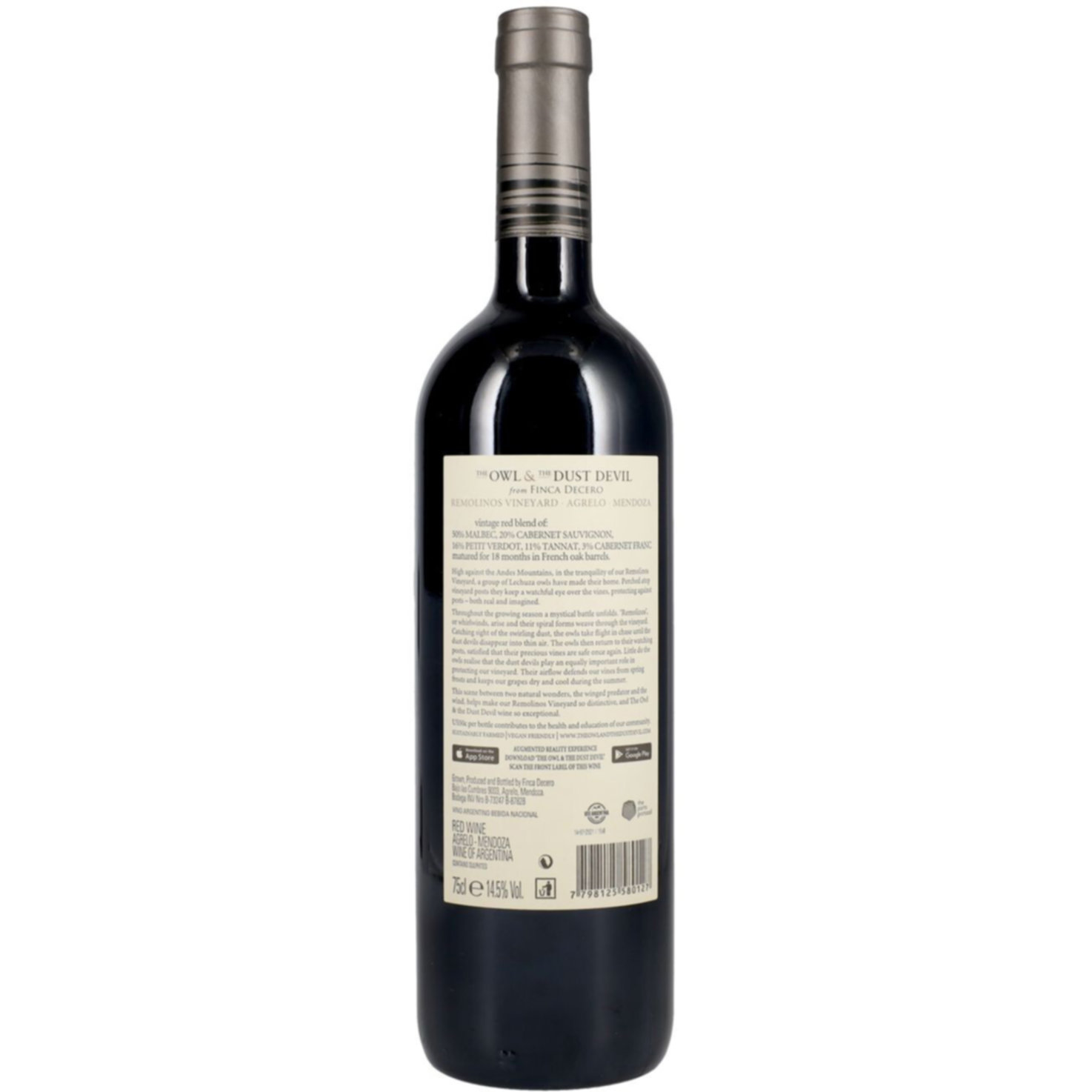 Mendoza The Owl & The Dust Devil Icon Finca Decero -75cl