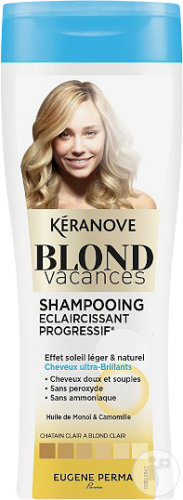 Kéranove Blond Vacances Shampoing Éclaircissant Progressif Flacon 250ml