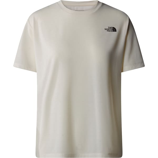 T-shirt THE NORTH FACE W LINEAR SIDE FOUNDATION S/S TEE WHITE DUNE