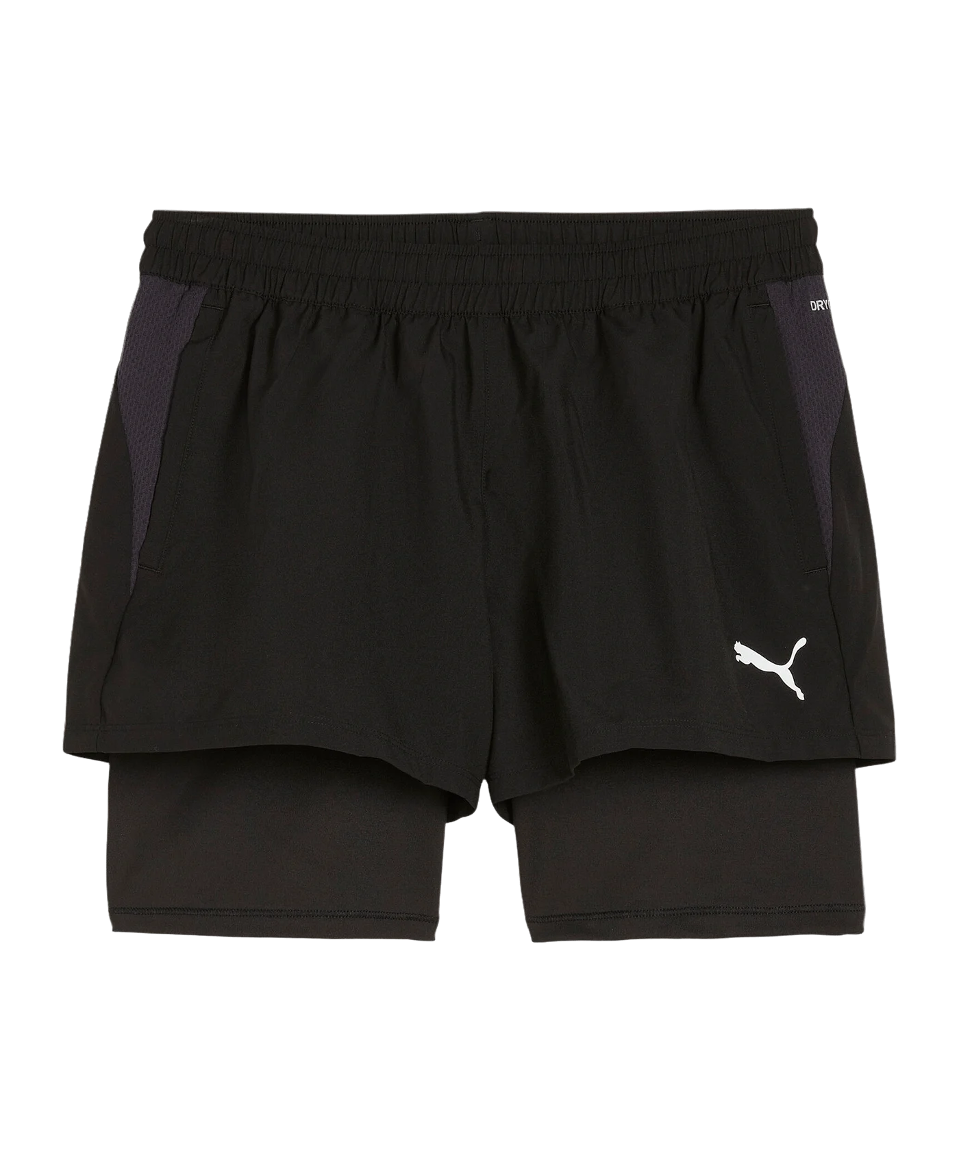 PUMA teamGOAL 2in1 Short Damen Schwarz Weiss F03