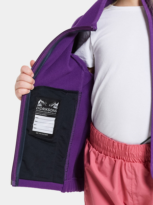Didriksons Muskot Vindfleecejakke, Royal Purple