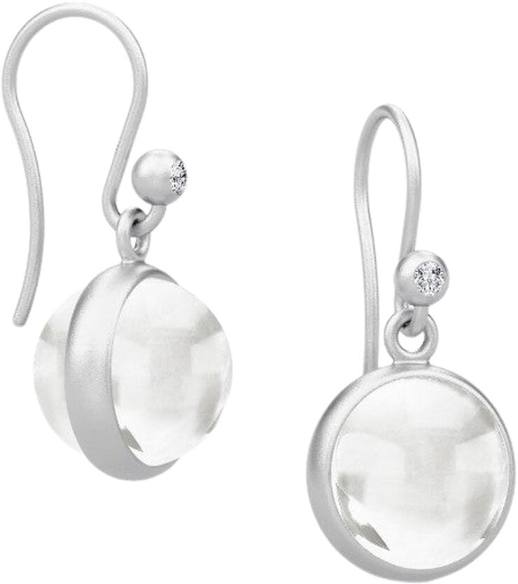 Julie Sandlau Prime rhodium ørering Sølv