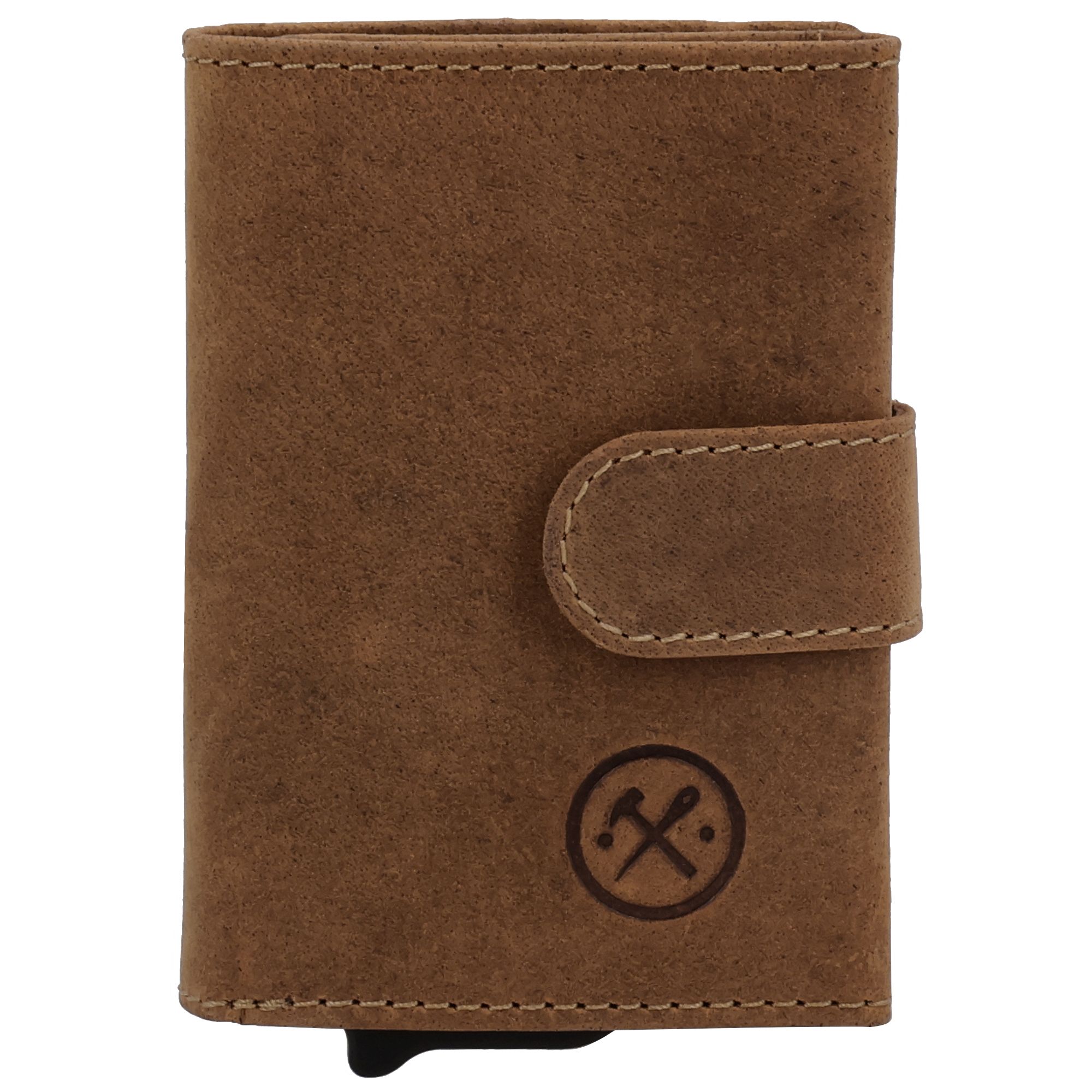 Hide & Stitches Idaho Assorti Safety Wallet Bruin