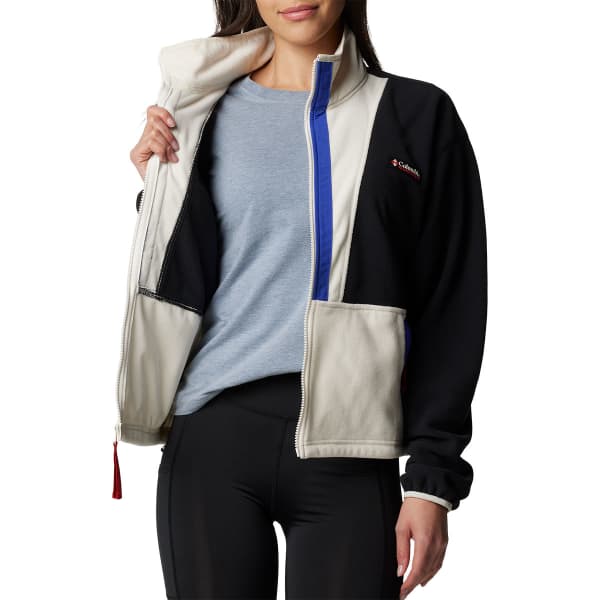 Veste polaire COLUMBIA BACKBOWL II FULL ZIP FLEECE W BLACK/CHALK